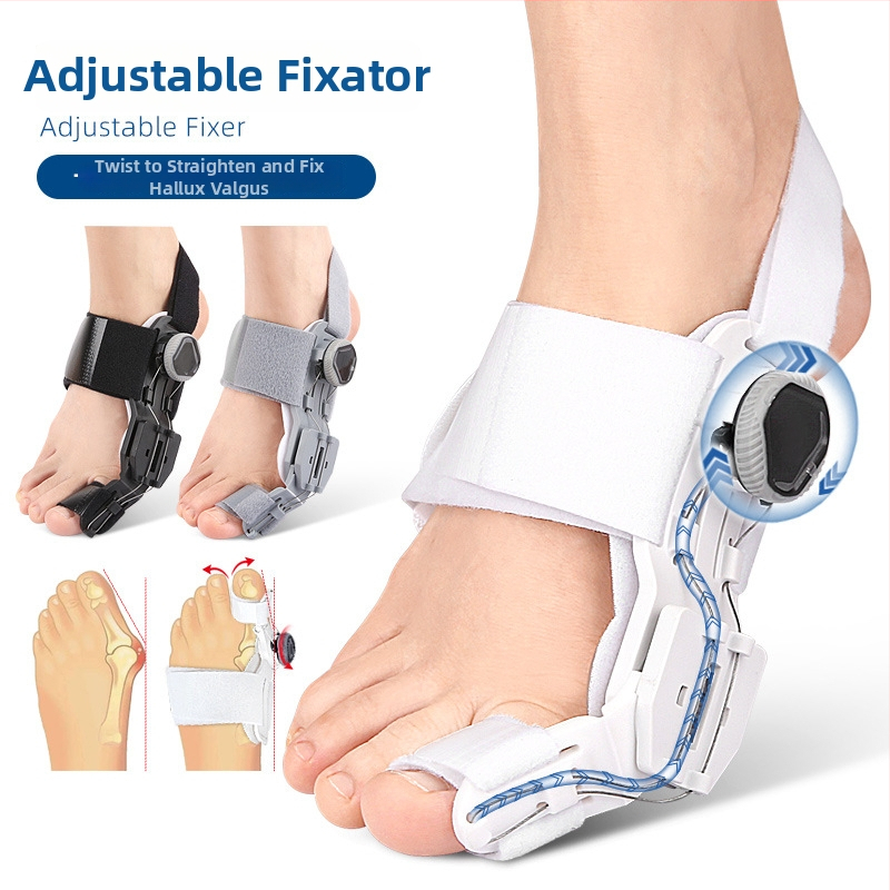 Orteza za hallux valgus s razdjelnikom prsta i podešavanjem kuta | Materijali: ABS, najlon, silikon podloga | Model: 004 | Serija: 004 | Marka: feet awake
