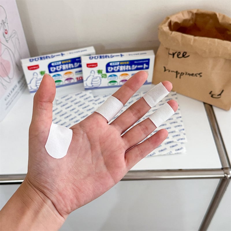 UYIKU-100 Flasteri za ispucale ruke i petu – jednokratna upotreba, zaštita od prašine, materijal: tkanina, univerzalno