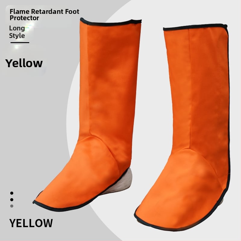 Φλογοανθεκτική προστασία ποδιών για συγκόλληση, κατασκευή από καμβά, για ηλεκτροκόλληση