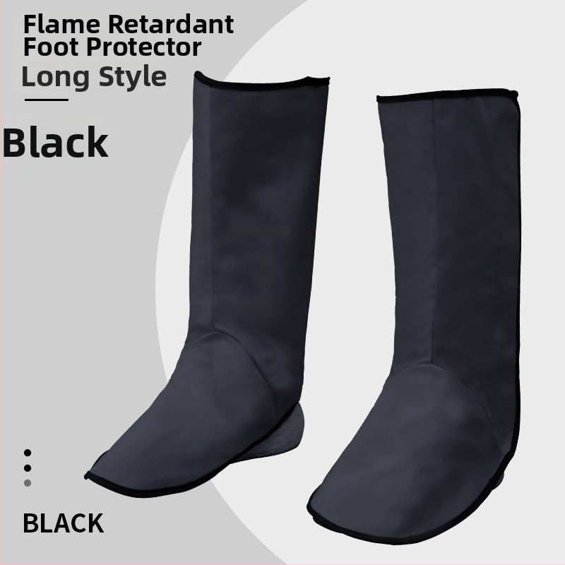 Φλογοανθεκτική προστασία ποδιών για συγκόλληση, κατασκευή από καμβά, για ηλεκτροκόλληση