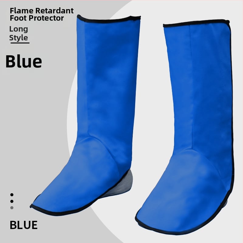 Φλογοανθεκτική προστασία ποδιών για συγκόλληση, κατασκευή από καμβά, για ηλεκτροκόλληση