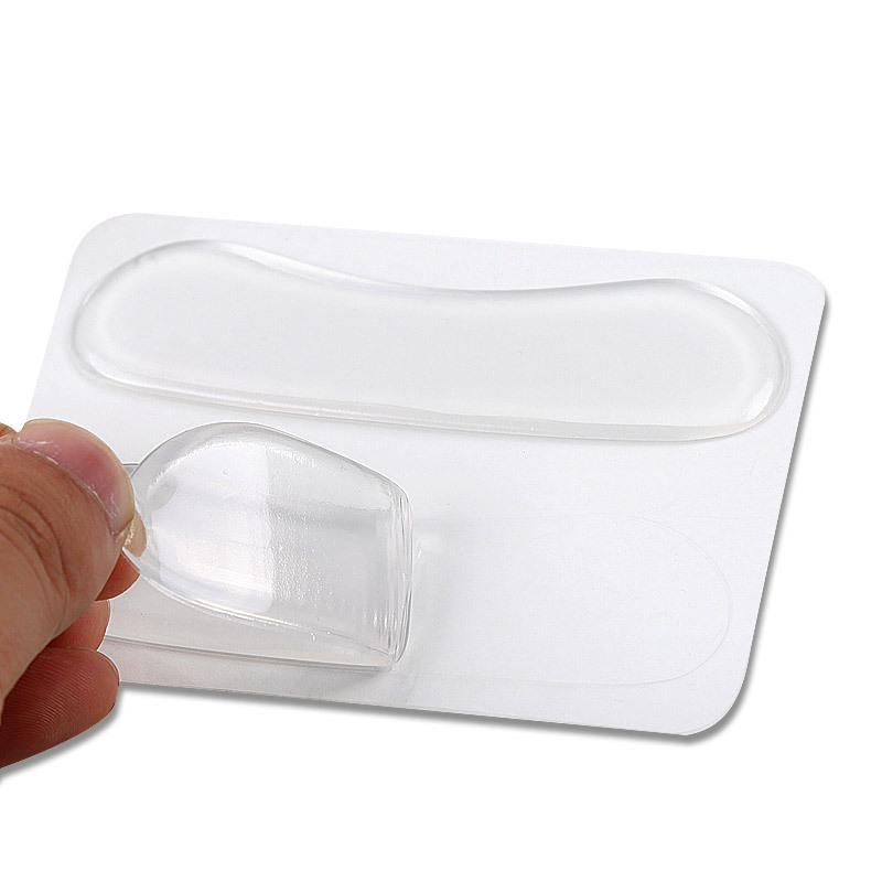 Perne din gel pentru toc – anti bășici, design transparent cu imprimeu