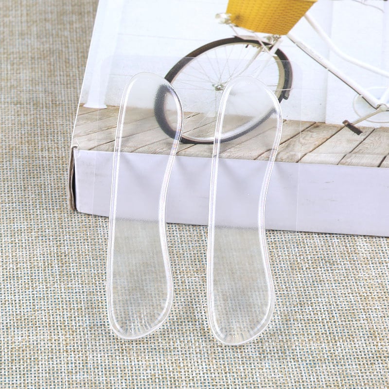 Perne din gel pentru toc – anti bășici, design transparent cu imprimeu