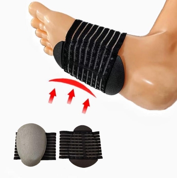 Protector de picior anti-alunecare cu suport de arc din burete și pernă centrală, pentru platfus, potrivit pentru încălțăminte casual, utilizare în toate sezoanele