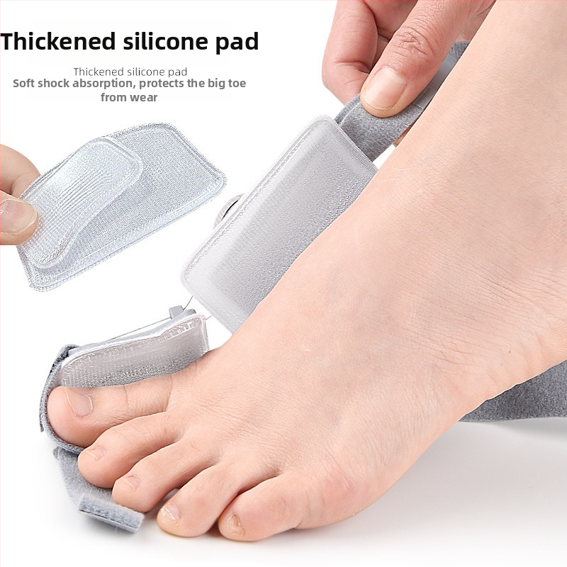 Korektor na prsty chodidla – Materiál: ABS, nylon, silikónová podložka; Model: Toe corrector; Séria: Separator; Štýl: Hallux valgus