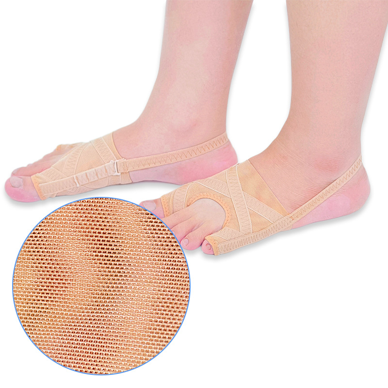 Prilagodljivi korektor protiv klizanja za valgus velikog i malog prsta, dišni zaštitnik za stopalo s dvostrukom mrežom