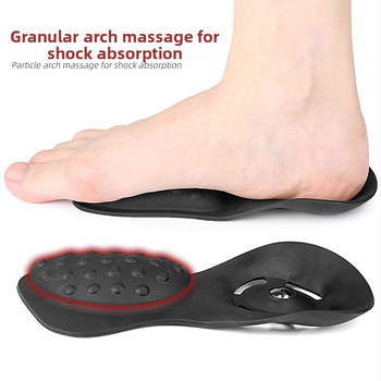 Talpă magnetică cu sprijin pentru arc și design cu semi-pads pentru tălpi plate, masaj și absorbție a șocurilor, pernă spate cu decupaj (potrivit pentru încălțăminte sport, pantofi din piele, cizme, casual și de lucru)