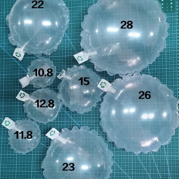 Κυκλική φουσκωτή σακούλα πλήρωσης για προστασία καπέλων, παπουτσιών και τσαντών – Hongrui, προέλευση Wenzhou