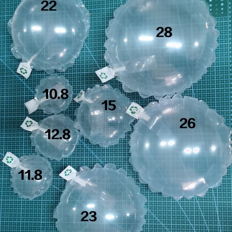 Κυκλική φουσκωτή σακούλα πλήρωσης για προστασία καπέλων, παπουτσιών και τσαντών – Hongrui, προέλευση Wenzhou