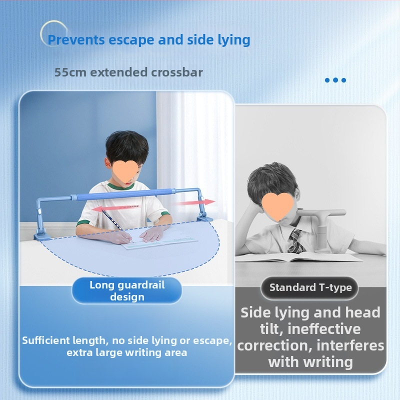 Drevený korektor držania tela pre deti — jar, žiaci základnej školy, korekcia postoja pri písaní a ochrana zraku