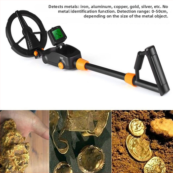 MD-1008A Detektor kovov pre deti; rozsah detekcie 0–40 cm; detekuje mince, medené mince a zlaté prstene; zvukový alarm.