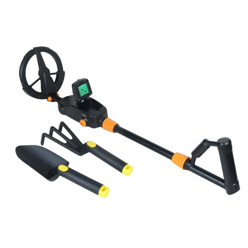 MD-1008A Dječji detektor metala; domet detekcije 0–40 cm; prepoznaje novčiće, bakrene novčiće i zlatne prstene; zvučni alarm.