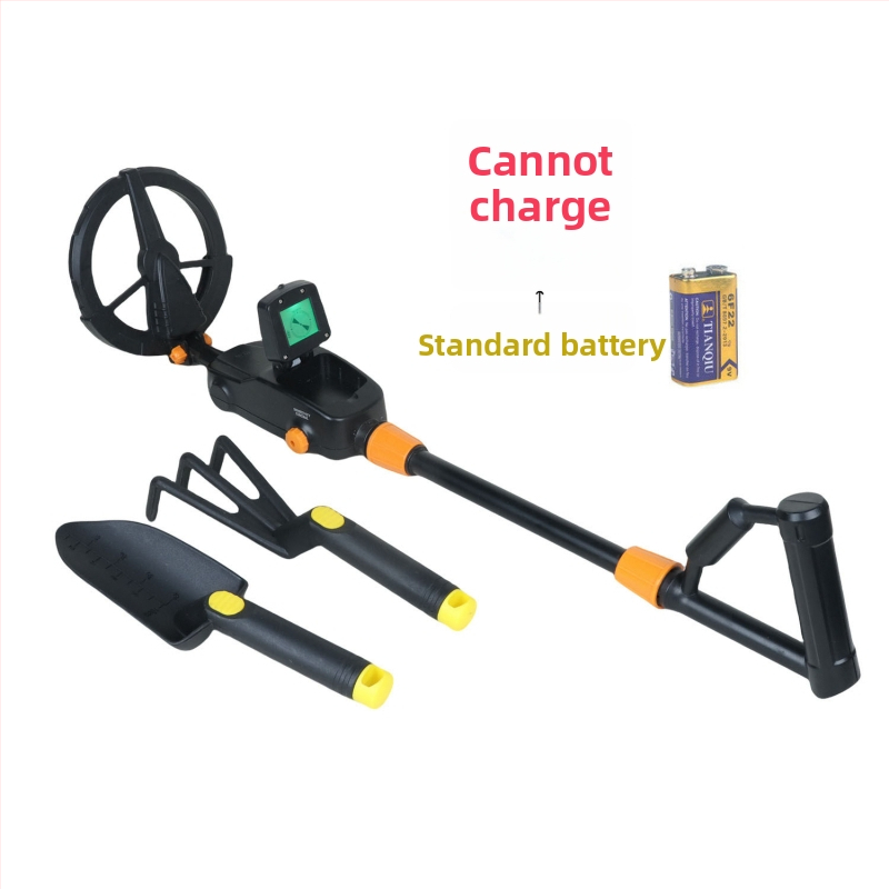 MD-1008A Detektor kovov pre deti; rozsah detekcie 0–40 cm; detekuje mince, medené mince a zlaté prstene; zvukový alarm.