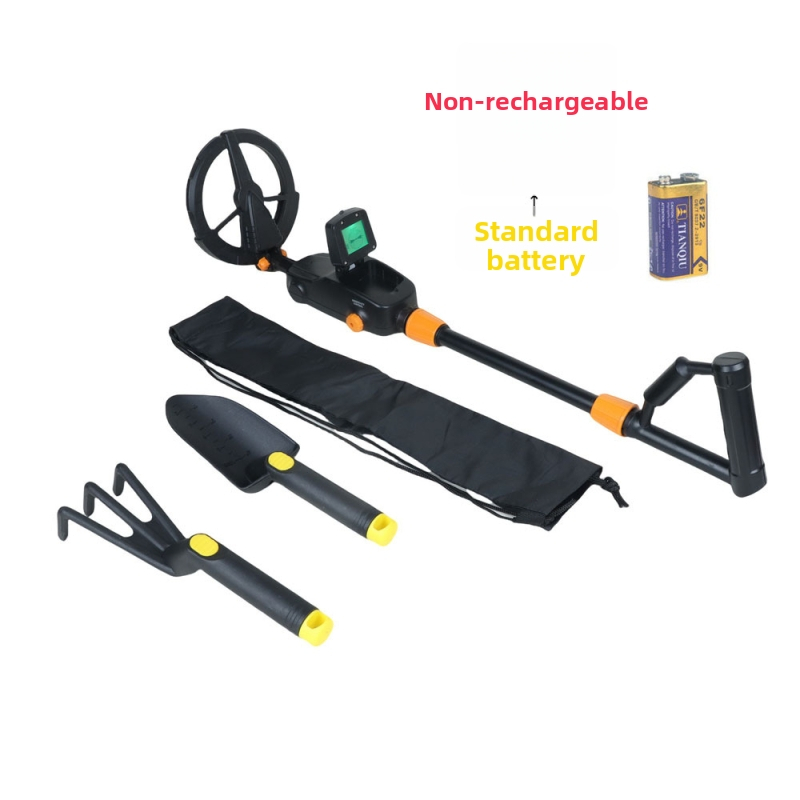 MD-1008A Detektor kovov pre deti; rozsah detekcie 0–40 cm; detekuje mince, medené mince a zlaté prstene; zvukový alarm.