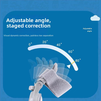 Ortóza hallux valgus palca, nastaviteľná, unisex, nočné použitie, TPR materiál