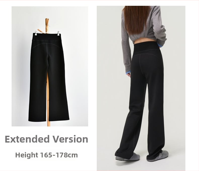 Παντελόνια φλάερ από μείγμα μόνταλ-πολυεστέρα, ψηλή μέση, ελαφρώς φαρδιά, casual παντελόνια με υψηλή ελαστικότητα