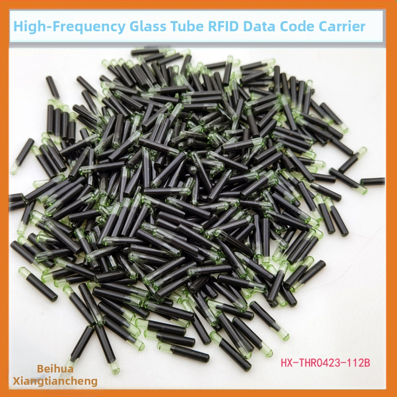 HF RFID etiketa u staklanoj cijevi za kalup obuće – ICODE serija, 13,56 MHz, memorija 112×8, čitanje/pisanje 0,01 s, 100000 ciklusa pisanja