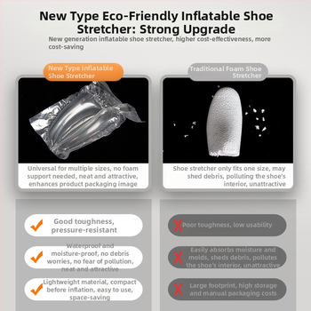 Nafukovacia oporná podpora špičky topánok — proti deformácii, vhodná pre rôzne topánky a tašky, prispôsobiteľný dizajn tašky a logá značky