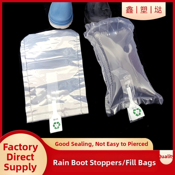 Nafukovacia podpora obuvi pre dažďové čižmy; Materiál: PE+PA; Prispôsobenie: áno; Použitie: polstrovaná podpora obuvi pre čižmy do dažďa; Značka: Xin Plastic Products Factory