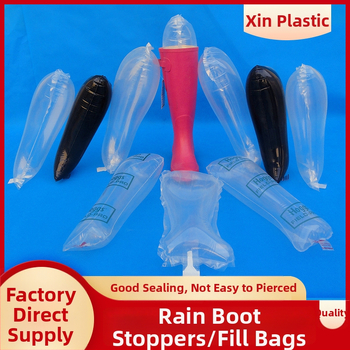 Nafukovacia podpora obuvi pre dažďové čižmy; Materiál: PE+PA; Prispôsobenie: áno; Použitie: polstrovaná podpora obuvi pre čižmy do dažďa; Značka: Xin Plastic Products Factory