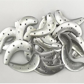 Железни плочи за предно стъпало и пета за кожени обувки – сплав, антиизносоустойчиви и противохлъзгващи, ремонтни материали за обувки