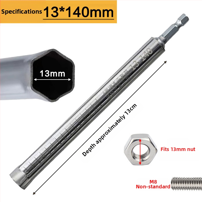 Hosszabbított csőfejű szintező kulcs mennyezethez, üreges könnyű acél vázhoz (Márka: Qian Qi; Importált: Nem; Testreszabás: Nem)