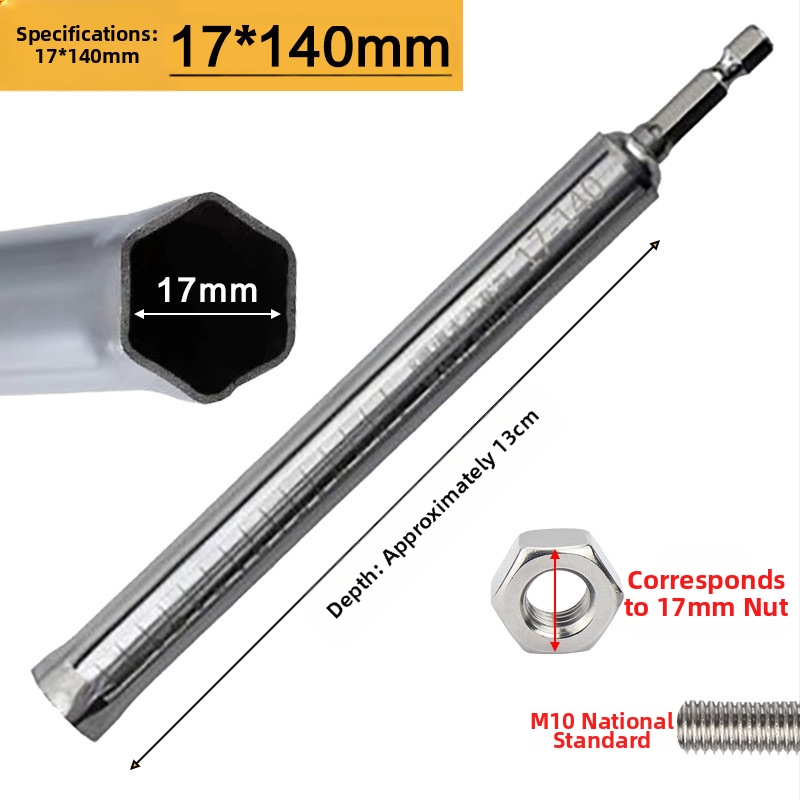 Hosszabbított csőfejű szintező kulcs mennyezethez, üreges könnyű acél vázhoz (Márka: Qian Qi; Importált: Nem; Testreszabás: Nem)