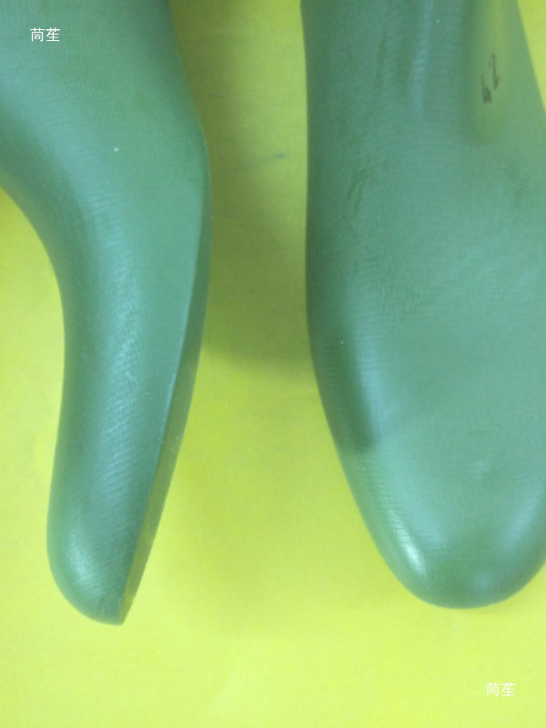 Șablon din piele pentru pantofi de bocanci - lucrat manual, vârf rotund, croială joasă