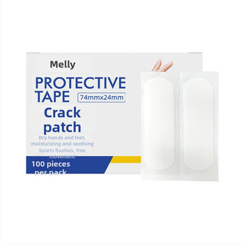 Dýchajúci náplasť na prasknutú kožu rúk a nôh, textilný Band-Aid, protisklzová funkcia, 2-ročná trvanlivosť, univerzálne použitie, jednotlivo balené