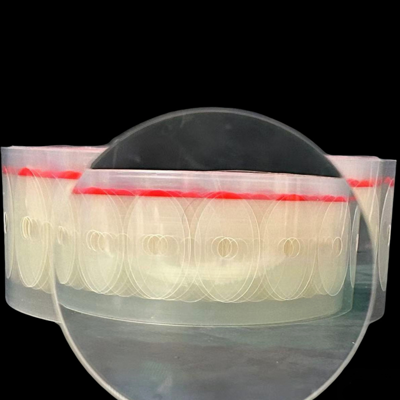 Etichete antiderapante pentru procesarea ochelarilor | Material de bază PET, adeziv acrilic, grosime 0,08 mm, rezistență la temperaturi 0–130 °C, aderență ridicată