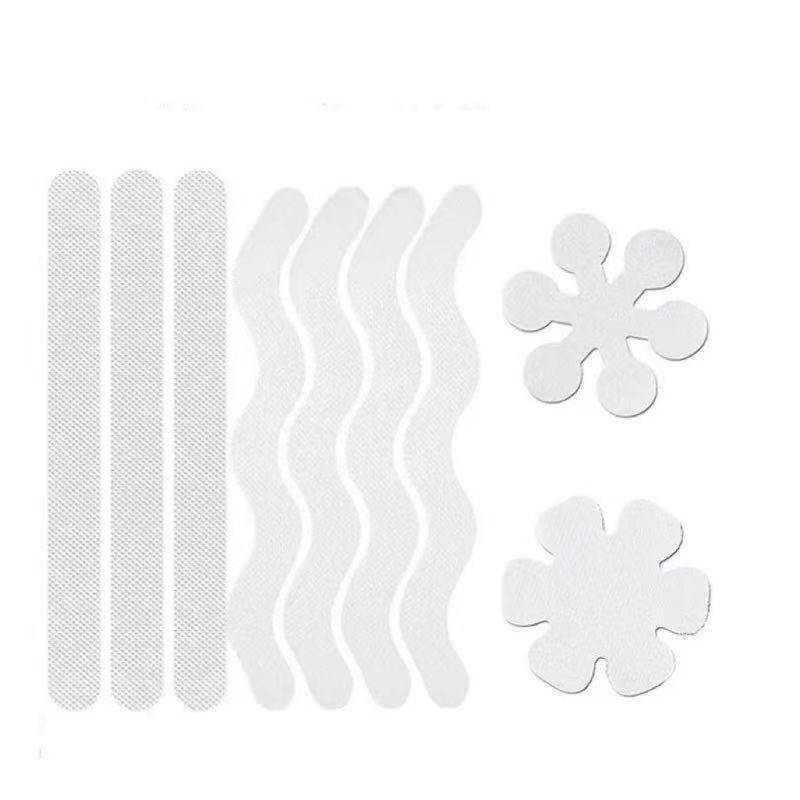 Prozirna PVC protuklizna samoljepljiva traka za kupaonicu, stepenice i podove – debljina 0,8 mm, vodootporna, visoka prionjivost, temperaturni raspon 80–150°C.