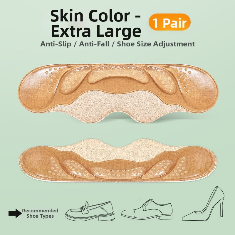 Protiskĺzová podložka na pätu pre loafery a kožené topánky | všetky ročné obdobia | polovica veľkosti podložka | Footprint Tribe