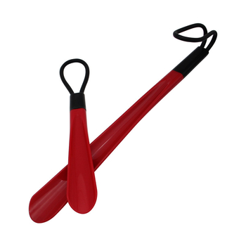 Shoehorn din plastic, cu mâner lung, design de agățare, ajutor pentru îngrijire