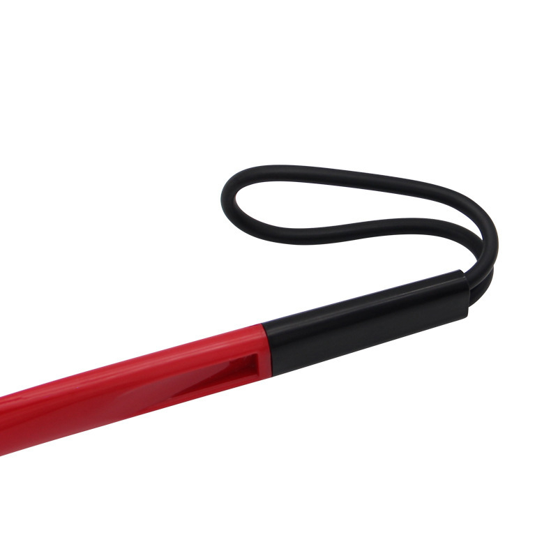 Shoehorn din plastic, cu mâner lung, design de agățare, ajutor pentru îngrijire