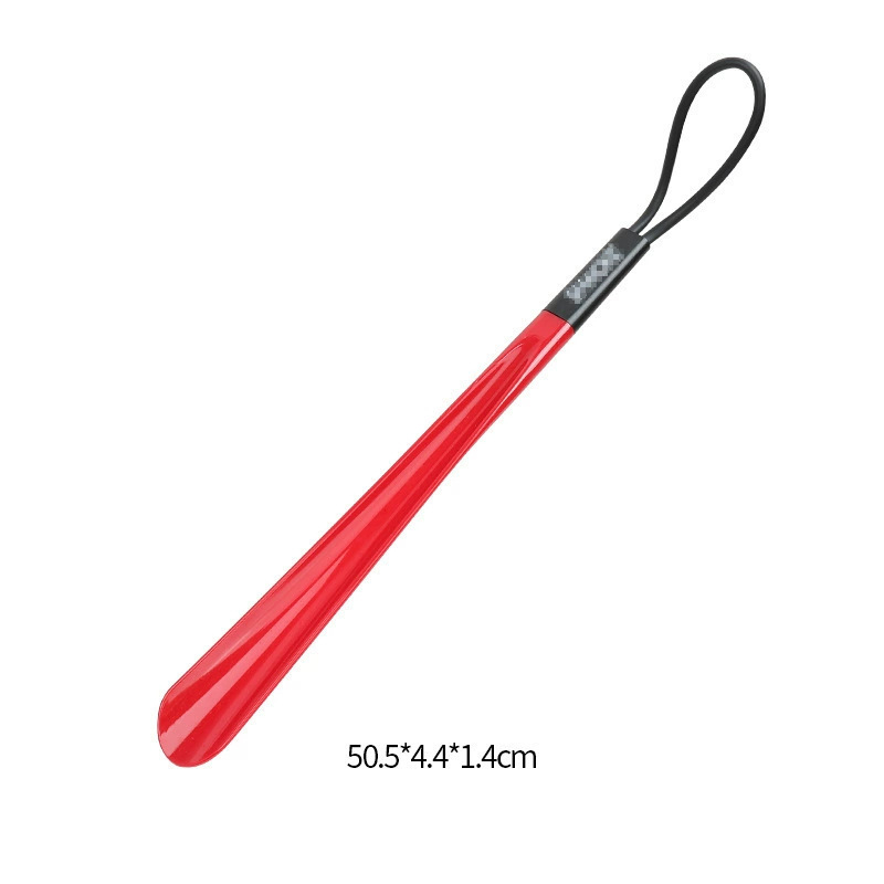 Shoehorn din plastic, cu mâner lung, design de agățare, ajutor pentru îngrijire