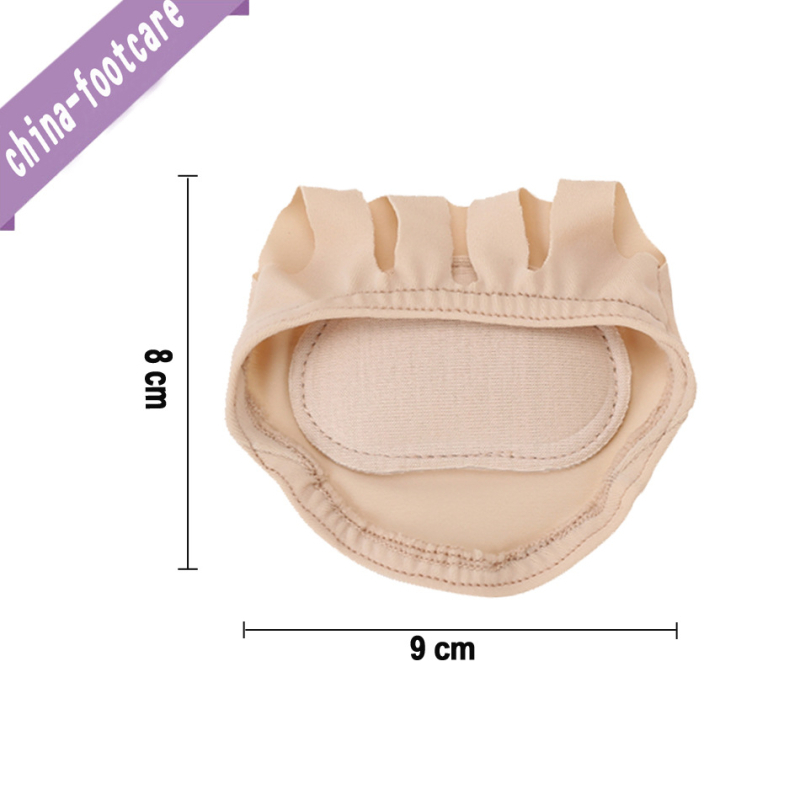 Șosete pentru partea anterioară a piciorului cu cinci degete pentru pantofi cu toc — subțiri, respirante, absorbante la transpirație, cu pernă invizibilă pentru vârful degetelor