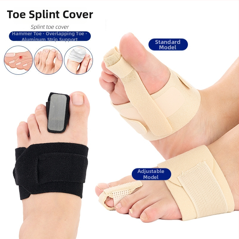 Nastaviteľný kompresný návlek na prst nohy – ochrana Hallux Valgus s oporou z hliníkovej platne, oddelovač prstov, značka Shulivan, model HXB-160