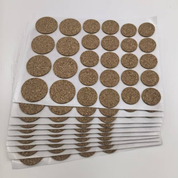 Covor autoadeziv din plută, de înaltă densitate, anti-derapare și izolație pentru pahare din sticlă și ceramică