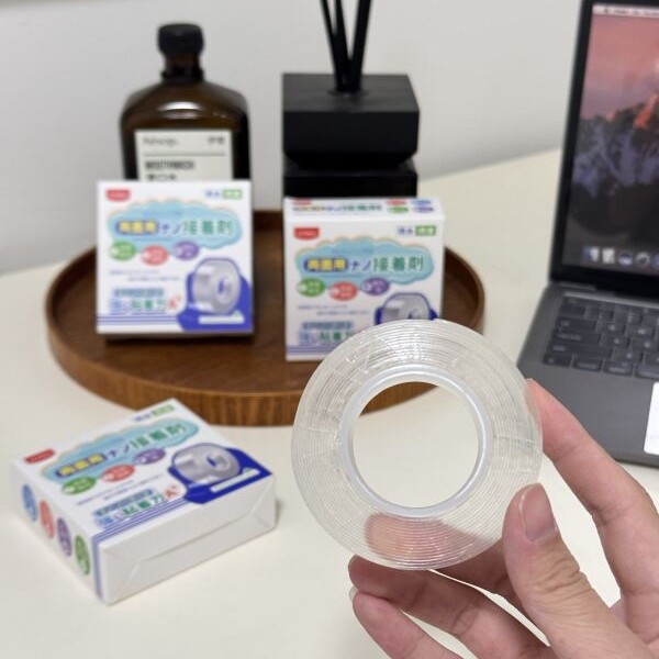 Νάνο διπλής όψεως αυτοκόλλητη ταινία — Υψηλή ιξωδότητα, Διαφανής, Αδιάβροχη, Αντιολισθητική, Χωρίς κατάλοιπα