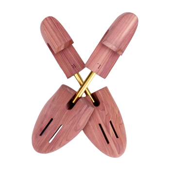 Extensor de pantofi din lemn, reglabil, pentru pantofi din piele, protecție a formei, anti-pliere și deodorare