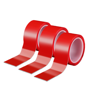 Nano kétoldalú ragasztó szalag, nagy átláthatóságú, hőálló 20–350°C, 1–2 mm vastagság, szilika-gél ragasztórendszerrel, kozmetikai dobozok zárásához