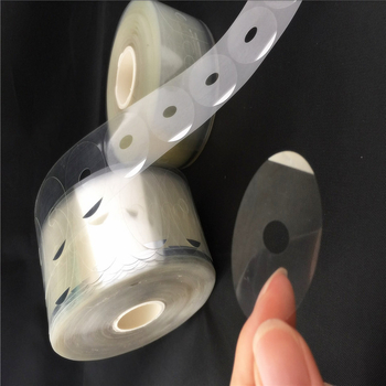 Film antiderapant pentru lentilele ochelarilor – transparent, adeziv siliconic, substrat textil special, grosime 0,06 mm, rezistență la temperaturi 100–120°C, serie: film antiderapant pentru lentile