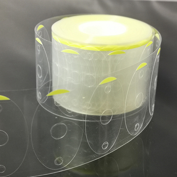 Film antiderapant pentru lentilele ochelarilor – transparent, adeziv siliconic, substrat textil special, grosime 0,06 mm, rezistență la temperaturi 100–120°C, serie: film antiderapant pentru lentile