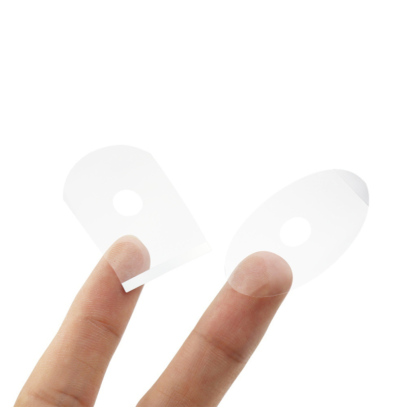 Film antiderapant pentru lentilele ochelarilor – transparent, adeziv siliconic, substrat textil special, grosime 0,06 mm, rezistență la temperaturi 100–120°C, serie: film antiderapant pentru lentile