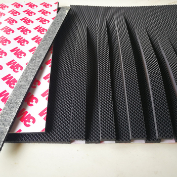 Bandă autoadezivă din cauciuc siliconic; protecție la șocuri și antiderapant pentru uși și ferestre; potrivită pentru sticlă, hardware și produse din plastic; interval de temperatură -40 la 230°C.