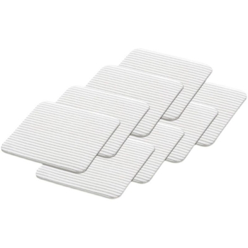 Лепящи стикери за килими – флокирана основа, водоустойчиво разлепващо лепило, дебелина 1,8 мм, термоустойчив памук като основен материал, за фиксация и антиподхлъзване на килими