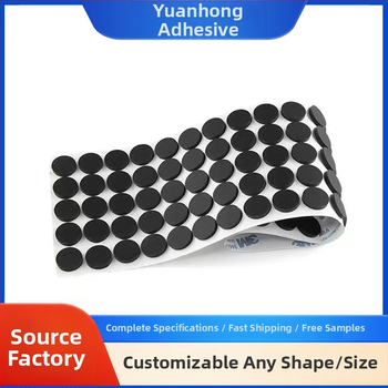 Kruhové silikónové podložky na nohy a tesniaca podložka k držiaku telefónu — samolepiace, protišmykové a tlmenie vibrácií