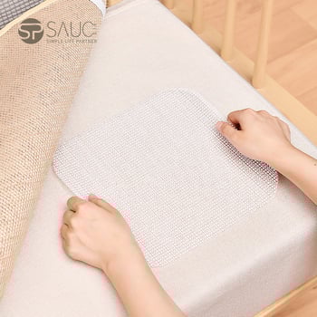 Covoraș antiaderent din spumă PVC pentru pat și canapea, pătrat, model solid, lavabil, pentru living, dormitor și spații de luat masa, stil modern minimalist