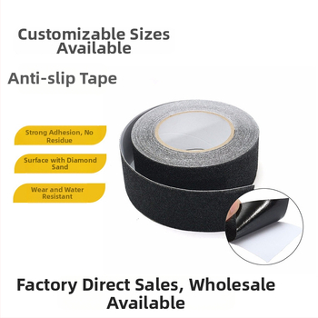 Protiskluzová podložka na schody s diamantovým zrnom, odolná opotrebeniu, vysoká trenie, PVC spätná lepivá plocha