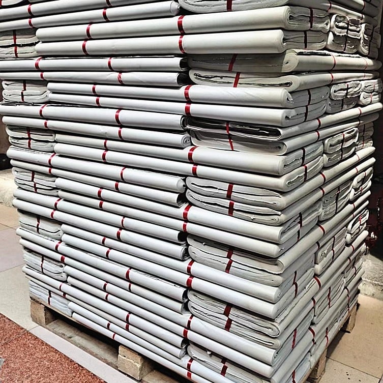 Bez prašine papir za pakiranje za punjenje cipela, 30 g, vlage otporan slojeviti novinski papir, model Local newspaper, brend Quanzhai paper products